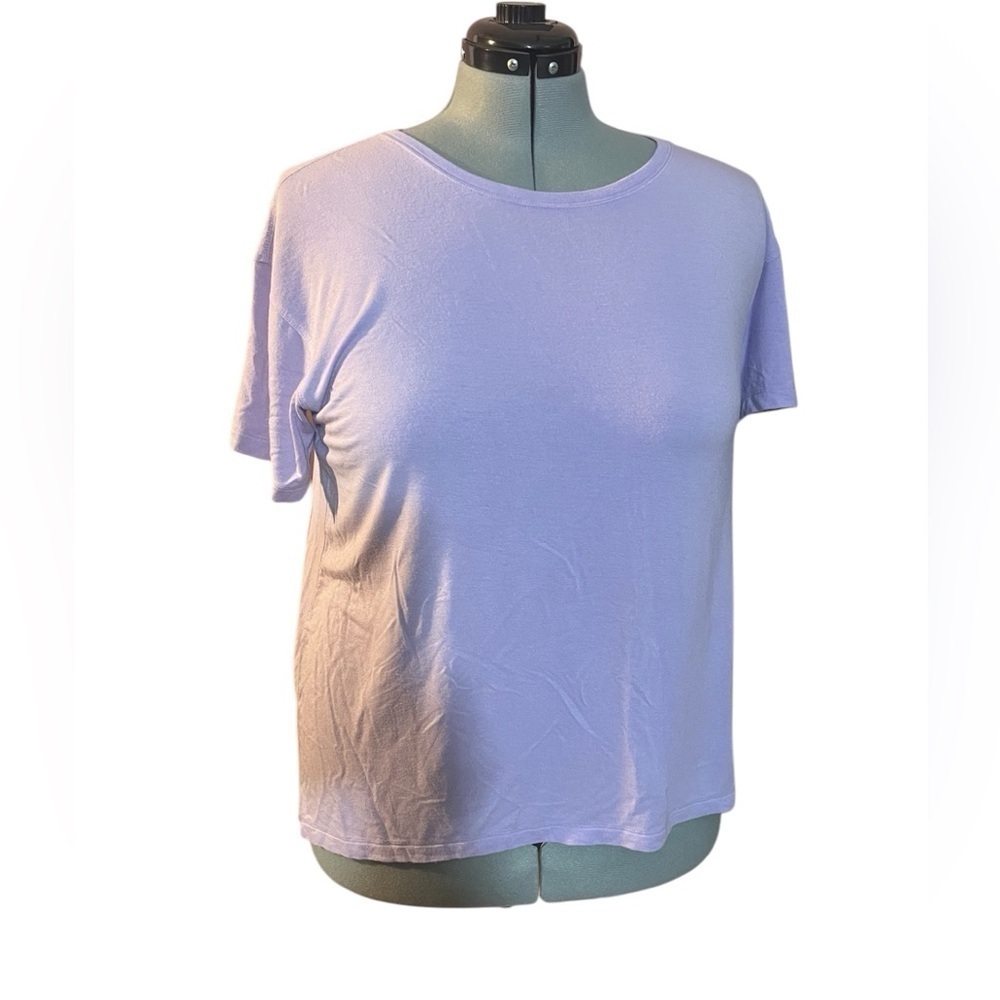 America eagle soft modal cotton blend base layer cozy lavender T-shirt. Large